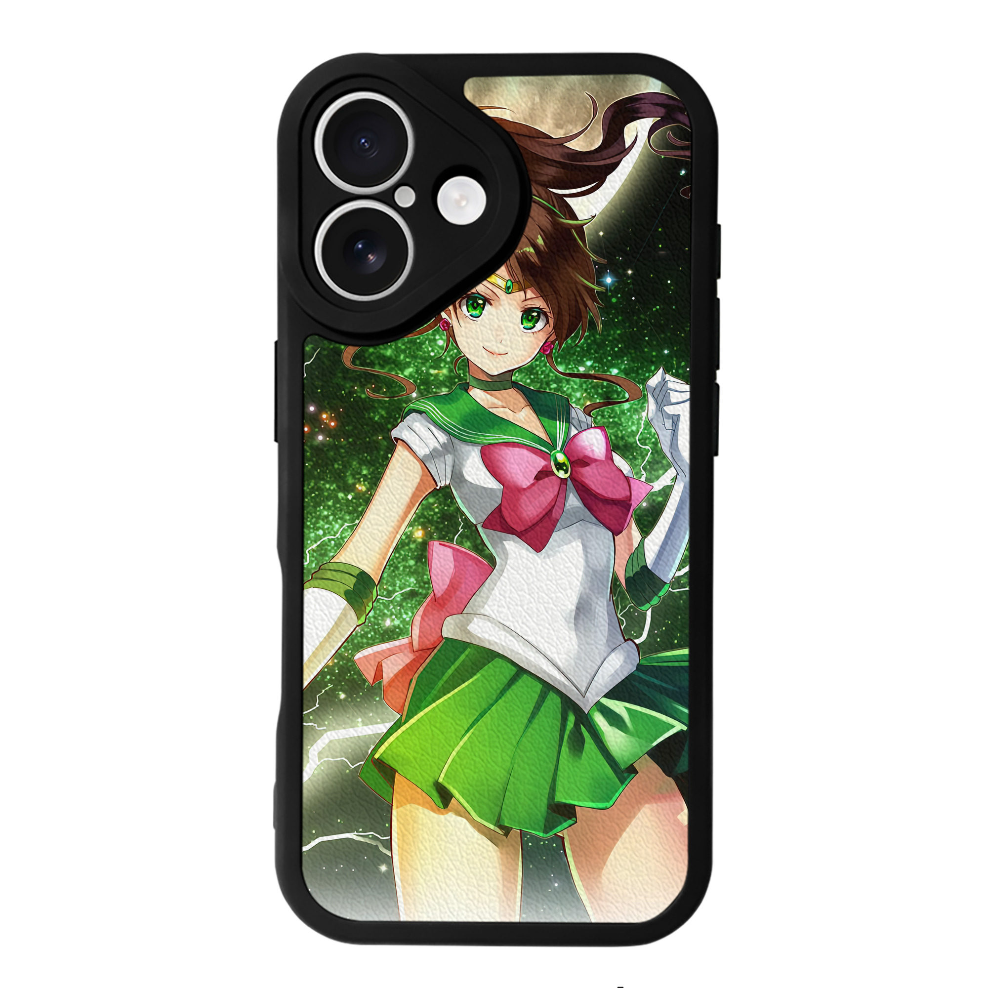 （画像用） 美少女戦士セーラームーン Sailor Moon 【iPhone 16シリーズ対応】シリコンスマホケース（レザー調） 材質：シリコン